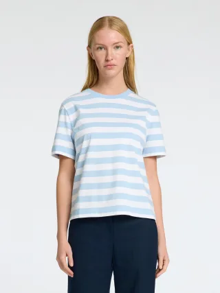 selected women - Selected Women 16087918 186558002_Cashmere_Blue/BRIGHT_WHIT 186558002_Cashmere_Blue - Gr. - L