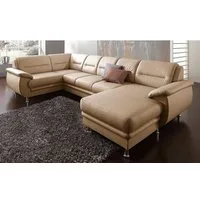 sit&more Wohnlandschaft Mailand U-Form, B: 312 cm, optional Bettfunktion