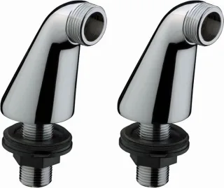 Hansgrohe Montageset Wannenmischer Aufputz chrom für Wannenrandmontage, 14920000 14920000