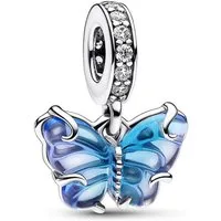 Pandora Charm Schmetterling 792698C01, Anhänger Blauer Muranoglas