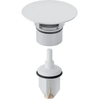 Geberit Ventilabdeckung m. Stopfen verchromt 240750211