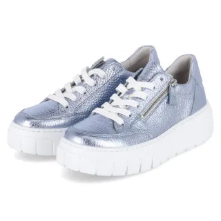 Gabor Low Sneaker - Gr. 40 - Blau - Glattleder