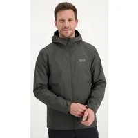 Jack Wolfskin Regenjacke OUTROVERT 2L JKT M mit Kapuze, atmungsaktiv, wasserdicht