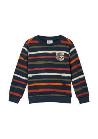 s.Oliver - Sweatshirt blau/mehrfarbig - Gr. - 110