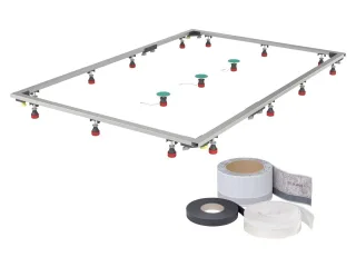 Mepa Duschwannen-Set Mineralgussrahmen XL 3S+, 182139 182139