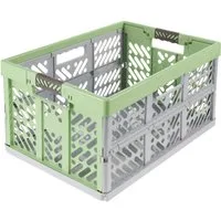 keeeper Klappbox ben eco, Profi-Klappbox mit Softgriffen, 54 x 37 x 28 cm, 45 l, 45 l, Soft-Touch-Griffe, zusammenklappbar