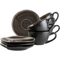 MÄSER Tasse NIARA ORGANIC, Kaffeetassen-Set, Keramik, 8-tlg., Keramik