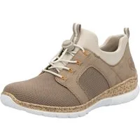 Rieker Slip-On Sneaker, Schlupfschuh, Halbschuh, Slipper, Freizeitschuh mit Elastikeinstieg