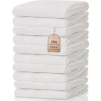 NatureMark Stoffwindeln 10er-Set Mulltücher Mullwindeln 70x70cm (Set, 10-St), 100% Baumwolle
