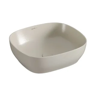 VitrA Re-Ceramic Aufsatzschale rechteckig 48 x 42 cm Sanitärkeramik aus 100 Prozent,7994B066-0016 7994B066-0016
