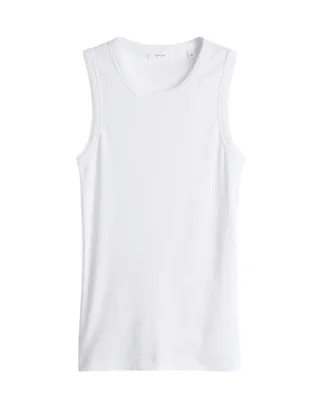 Opus - Slim Fit Top - Ilesso scallop weiß - Gr. - 38
