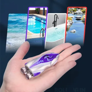 HUICAN 809 Mini Remote Control High Speed RC Boat Two Motors Led Light 360° Rotation Palm Speed Boat Summer Water Toy Po