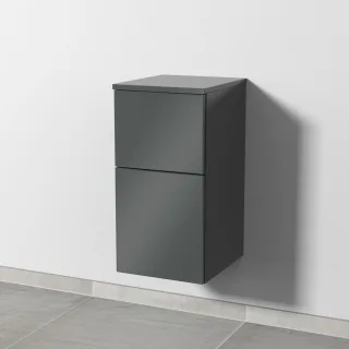 Sanipa 3way Unterschrank mit 2 Auszügen, Anthrazit-Glanz, SF14279 SF14279