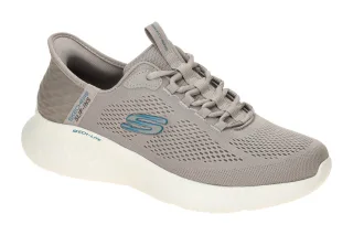 Skechers 232466 TPBR Herren Sneakers taupe-brown Memory Foam, Vegan, rutschfest