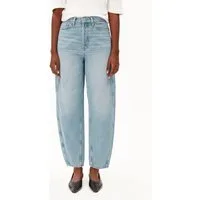 Armedangels Weite Jeans BAARLY BARREL Bio-Baumwoll Mix Non-Stretch (Non-Stretch, Loose Fit) High waist