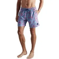 CECEBA Badehose CECEBA Herren Badeshorts blau bedruckt (1-St)