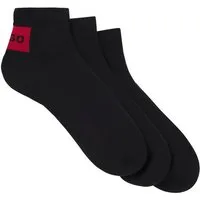 HUGO Freizeitsocken (Packung, 3-Paar, 3er) mit kontrastfarbenem HUGO Logo