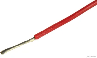 HERTH&BUSS Elektroleitung, Silikon 0,5 mm², rot, 5 m rot - 51275505005