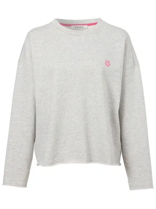 eiszeit - Sweatshirt Rundhals 1/1 Arm Motiv silver grey multicol - Gr. - 50