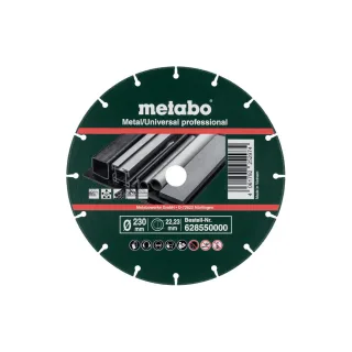 Metabo Diamanttrennscheibe 230x1,6x22,23mm, MUP, Metall/Universal professional - 1 Stück - 628550000