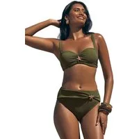 Love & Roses Bikini-Hose Love & Roses bauchformende Hochbund-Bikinihose (1-St)