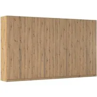 OTTO home Drehtürenschrank Kleiderschrank Schrank Garderobe AGORDO Schlafzimmer (in zwei Griff-Farben, Breiten 91-405 cm, Dekor- oder Hochglanzfront) durchdachte Innenausstattung, in 8 Breiten und 2 Höhen MADE IN GERMANY