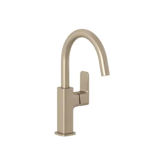 KLUDI-RENON Waschtisch-Einhandmischer ohne Ablaufgarnitur seitliche Betätigung Stainless Brushed Nic 42028N575