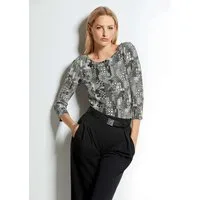 MADELEINE 3/4-Arm-Shirt Rundhals-Shirt mit 3/4-Ärmeln