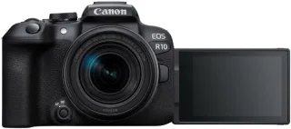 Canon EOS R10 [242MP APS-C 295" Touch-LCD] schwarz inkl. Canon RF-S 18-150mm 1:-3.5-6.3 IS STM Objektiv schwarz