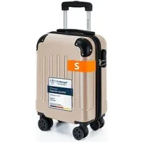 YONSLY Hartschalen-Trolley Hartschalen-Reisekoffer Trolley Rollkoffer in S/M/L/XL Größen, 4 Rollen, mit 360°-Lenkrollen, Zahlenschloss und mehrstufigem Teleskopgriff