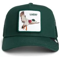 GOORIN Bros. Trucker Cap Goorin Bros. The Lucky Duck Trucker Cap Original Recipe dark green (Basecap, Meshcap, Trucker Kappe)