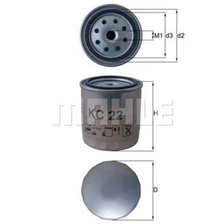 Mahle Kraftstofffilter Daewoo Mercedes Ssangyong KC22