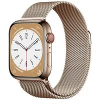 SmartUP Smartwatch-Armband für Apple Watch 11-1 / SE Ultra Metall Milanese Edelstahl Ersatzband, kompatibel mit allen Apple Watch Modellen, rostfreier Edelstahl