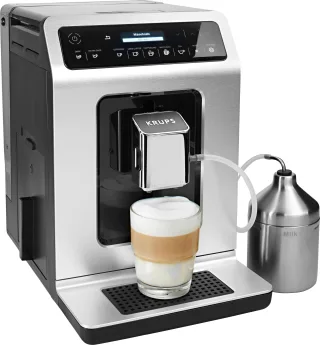 Krups Kaffeevollautomat "EA891D Evidence" 12 Kaffee- und 3 Tee-Variationen, OLED-Display und Touchscreen