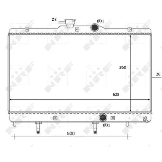 NRF K?hler f?r Antriebsbatterie Toyota Corolla E11