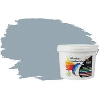 RyFo Colors Fassadenfarbe Silikonharz Fassadenfarbe Grautöne, 1 L ca. 6 m², Wasserabweisend, diffusionsfähig, schützt vor Schmutz, UV-beständig