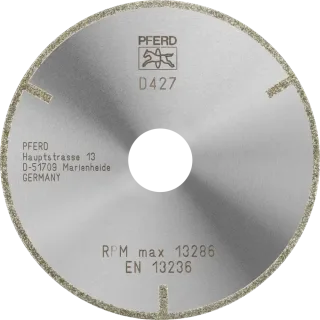 PFERD TOOLS Diamant-Trennscheibe D1A1R mit Schutzsegment für GFK/CFK - 68411238