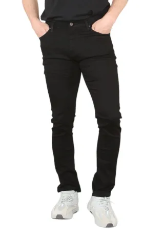 MYT Herren Skinny Fit Jeans Stretch Denim in Schwarz