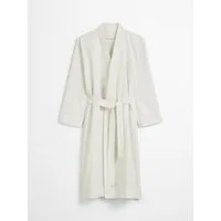 Marc O'Polo Home Kimono Classic fine stripe, Langform, Baumwolle, Kimono-Kragen, Gürtel, aus Bio-Baumwolle mit feinem Streifenmuster