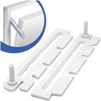 Adapter Universe Kellerfenster Kippschere Ersatzteil Weiß Kellerfenster passend für MEA ISO-14 Kipp E