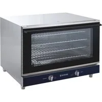 GastroHero Dampfbackofen HLOE411 Heißluftofen 4x GN 1/1 - Umluft Ofen aus Edelstahl - Profi Gastro