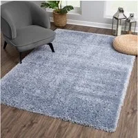 Sanat Hochflor-Teppich Porto, rechteckig, Höhe: 45 mm, Wohnzimmer, Langflor, Shaggy, auch als Läufer