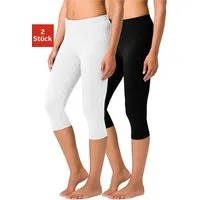 Vivance Active by Lascana Caprileggings (2er-Pack) mit Gummibund, Loungewear