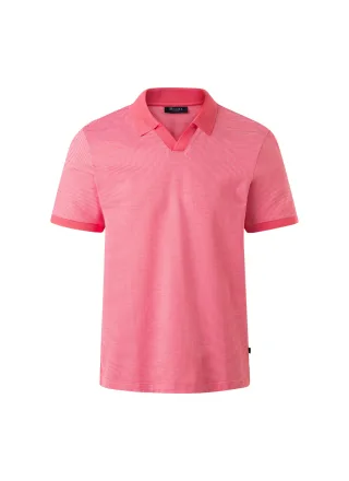 MAERZ Muenchen - Poloshirt, Knopf 1/2 Arm shiny flamingo