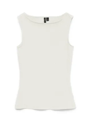 VERO MODA - VMRUBY SL TOP JRS NOOS Snow White - Gr. - XS
