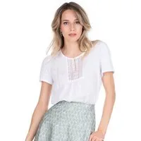 Hammerschmid Trachtenbluse Blusenshirt - LENA - weiß