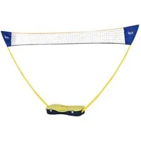 HOMCOM Badmintonnetz Badmintonnetz mit 4 Schlägern