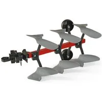 rolly toys® Spielfahrzeug-Erweiterung 123865 rolly Pflug, rot