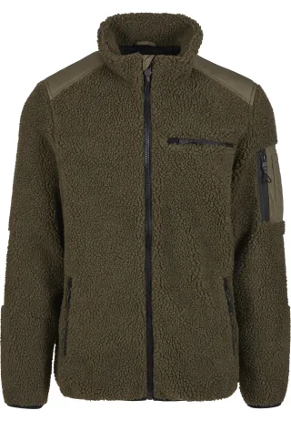 Brandit Allwetterjacke "Brandit Brandit Men Ramble Teddyfleece Jacket" 1 Stk. tlg. ohne Kapuze