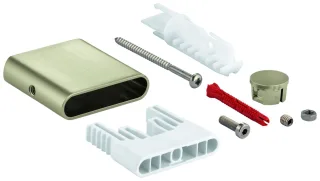Grohe Brausestangenhalter 48425 für Rainshower SmartActive nickel gebürstet, 48425EN0 48425EN0